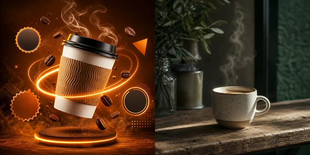 Example Instagram cafe carousel